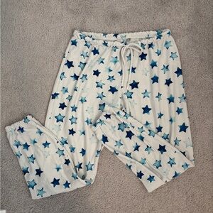 Starry Blue and White Joggers